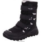 Superfit lapsed & teismelised rakett - takjakinnitusega saabas 6TFB8926 saapad must/helehall