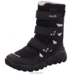 Superfit lapsed & teismelised rakett - takjakinnitusega saabas 6TFB8926 saapad must/helehall