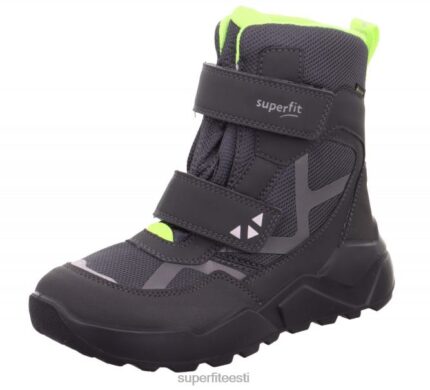 Superfit lapsed & teismelised rakett - takjakinnitusega saabas 6TFB8927 saapad hall/kollane