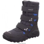 Superfit lapsed & teismelised rakett - takjakinnitusega saabas 6TFB8928 saapad hall/sinine