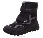 Superfit lapsed & teismelised rakett - takjakinnitusega saabas 6TFB8933 saapad must/helehall