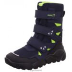 Superfit lapsed & teismelised rakett - takjakinnitusega saabas 6TFB8940 saapad sinine Roheline