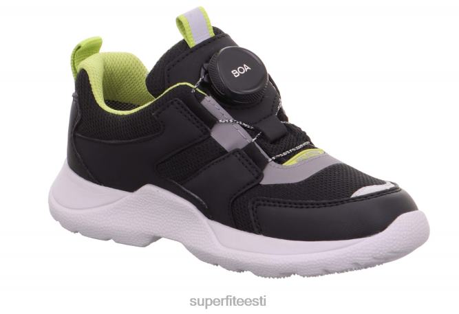 Superfit lapsed & teismelised rush - boa fit süsteemiga madalad tossud 6TFB8538 tossud must/roheline - Image 4