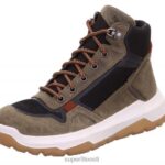 Superfit lapsed & teismelised ruumi - tõmblukuga saabas 6TFB8941 saapad roheline/must