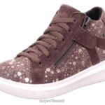 Superfit väikelapsed cosmo - lukuga kõrged tossud 6TFB8867 kõrged tossud lilla/hõbedane
