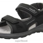 Superfit väikelapsed criss cross - sandaal takjakinnitusega 6TFB8623 sandaalid must/helehall
