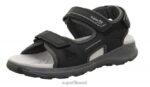 Superfit väikelapsed criss cross - sandaal takjakinnitusega 6TFB8623 sandaalid must/helehall