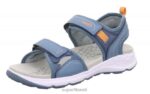 Superfit väikelapsed criss cross - sandaal takjakinnitusega 6TFB8630 sandaalid sinine/oranž
