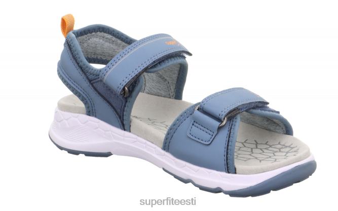 Superfit väikelapsed criss cross - sandaal takjakinnitusega 6TFB8630 sandaalid sinine/oranž - Image 4