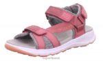 Superfit väikelapsed criss cross - sandaal takjakinnitusega 6TFB8635 sandaalid roosa/oranž