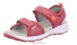 Superfit väikelapsed criss cross - sandaal takjakinnitusega 6TFB8648 sandaalid roosa/oranž
