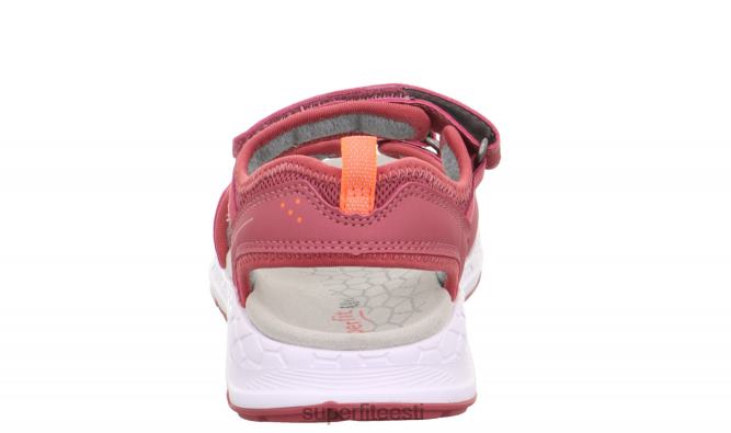 Superfit väikelapsed criss cross - sandaal takjakinnitusega 6TFB8648 sandaalid roosa/oranž - Image 3