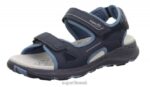 Superfit väikelapsed criss cross - sandaal takjakinnitusega 6TFB8671 sandaalid sinine/helehall