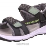 Superfit väikelapsed criss cross - sandaal takjakinnitusega 6TFB8679 sandaalid hall
