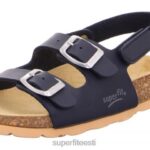 Superfit väikelapsed fussbettpantoffel - pandlaga sandaal 6TFB8582 sandaalid sinine