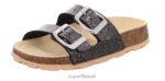 Superfit väikelapsed fussbettpantoffel - pandlaga suss 6TFB8569 sussid must/hõbedane