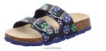 Superfit väikelapsed fussbettpantoffel - pandlaga suss 6TFB8577 sussid sinine Roheline