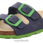 Superfit väikelapsed fussbettpantoffel - pandlaga suss 6TFB8579 sussid sinine Roheline