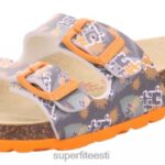 Superfit väikelapsed fussbettpantoffel - pandlaga suss 6TFB8591 sussid hall/oranž