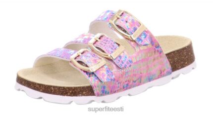 Superfit väikelapsed fussbettpantoffel - pandlaga suss 6TFB8595 sussid roos