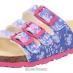 Superfit väikelapsed fussbettpantoffel - pandlaga suss 6TFB8600 sussid sinine/mitmevärviline