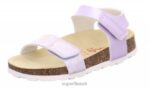 Superfit väikelapsed fussbettpantoffel - takjakinnitusega sandaal 6TFB8553 sandaalid lilla