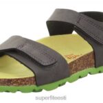 Superfit väikelapsed fussbettpantoffel - takjakinnitusega sandaal 6TFB8575 sandaalid hall/roheline