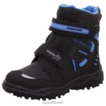 Superfit väikelapsed husky - takjakinnitusega saabas 6TFB8701 saapad must/sinine