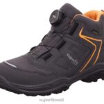 Superfit väikelapsed jupiter - boa fit süsteemiga saabas 6TFB8901 saapad hall/oranž