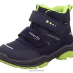 Superfit väikelapsed jupiter - takjakinnitusega saabas 6TFB8768 saapad sinine/heleroheline