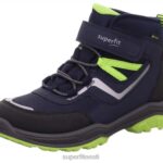Superfit väikelapsed jupiter - takjakinnitusega saabas 6TFB8902 saapad sinine Roheline