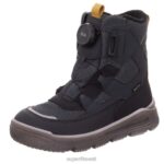Superfit väikelapsed mars - boa fit süsteemiga saabas 6TFB8747 saapad must/hall