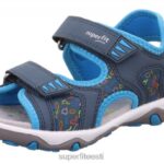 Superfit väikelapsed mike 3.0 - takjakinnitusega sandaal 6TFB8621 sandaalid sinine/türkiissinine