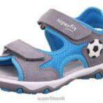 Superfit väikelapsed mike 3.0 - takjakinnitusega sandaal 6TFB8636 sandaalid helehall/türkiissinine