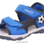 Superfit väikelapsed mike 3.0 - takjakinnitusega sandaal 6TFB8641 sandaalid sinine/hall