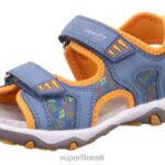 Superfit väikelapsed mike 3.0 - takjakinnitusega sandaal 6TFB8647 sandaalid sinine/oranž