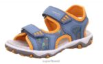 Superfit väikelapsed mike 3.0 - takjakinnitusega sandaal 6TFB8647 sandaalid sinine/oranž