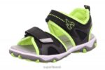 Superfit väikelapsed mike 3.0 - takjakinnitusega sandaal 6TFB8658 sandaalid must/kollane