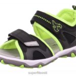 Superfit väikelapsed mike 3.0 - takjakinnitusega sandaal 6TFB8658 sandaalid must/kollane