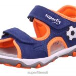 Superfit väikelapsed mike 3.0 - takjakinnitusega sandaal 6TFB8661 sandaalid sinine/oranž