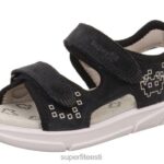 Superfit väikelapsed pixie - takjakinnitusega sandaal 6TFB8659 sandaalid hall/must