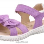 Superfit väikelapsed sparkle - takjakinnitusega sandaal 6TFB8632 sandaalid lilla