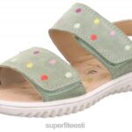 Superfit väikelapsed sparkle - takjakinnitusega sandaal 6TFB8643 sandaalid heleroheline