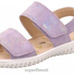 Superfit väikelapsed sparkle - takjakinnitusega sandaal 6TFB8645 sandaalid lilla