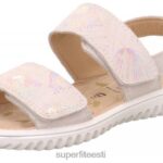 Superfit väikelapsed sparkle - takjakinnitusega sandaal 6TFB8656 sandaalid valge
