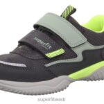 Superfit väikelapsed storm - tossud madalad takjakinnitusega 6TFB8774 madalad tossud hall/kollane