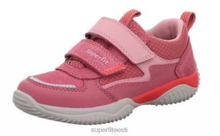 Superfit väikelapsed storm - tossud madalad takjakinnitusega 6TFB8806 madalad tossud roosa/punane
