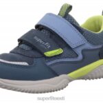 Superfit väikelapsed storm - tossud madalad takjakinnitusega 6TFB8834 madalad tossud sinine/heleroheline