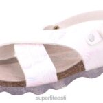 Superfit väikelapsed tarretised - sandaal takjakinnitusega 6TFB8603 sandaalid valge/hõbedane