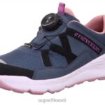 Superfit väikelapsed tasuta sõit – boa fit süsteemiga madalad tossud 6TFB8900 madalad tossud sinine/roosa